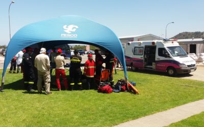 Primer encuentro de brigadas de emergencia del holding TMLUC