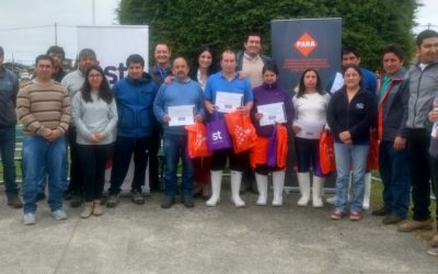 Premian a trabajadores de Aguas Claras por destacada gestión preventiva