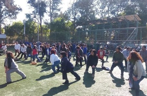 IST junto a Municipalidad de Santo Domingo en campaña de Pausas Activas