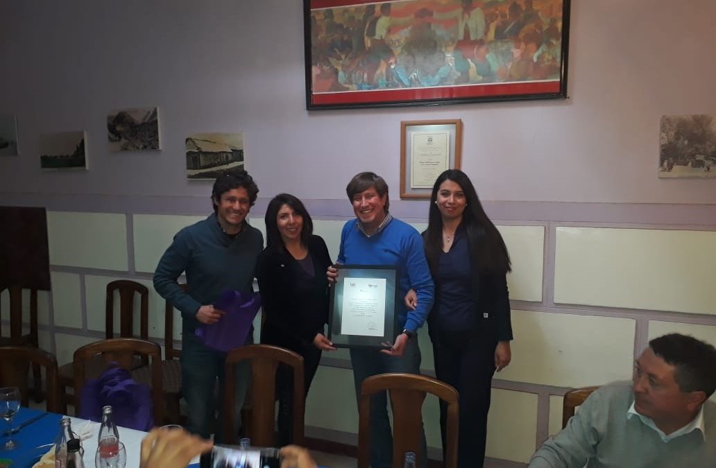 IST otorga reconocimiento a empresa Buses Ahumada
