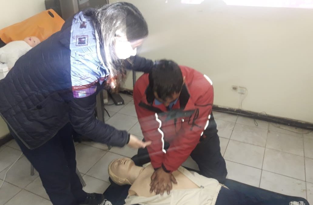 Capacitación de primeros auxilios a funcionarios municipales de San Felipe