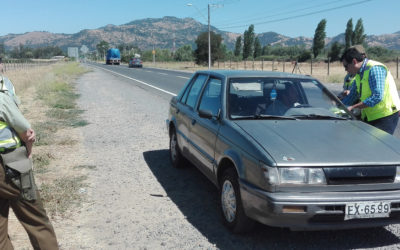 IST participó en campañas preventivas de accidentes de tránsito en Teno