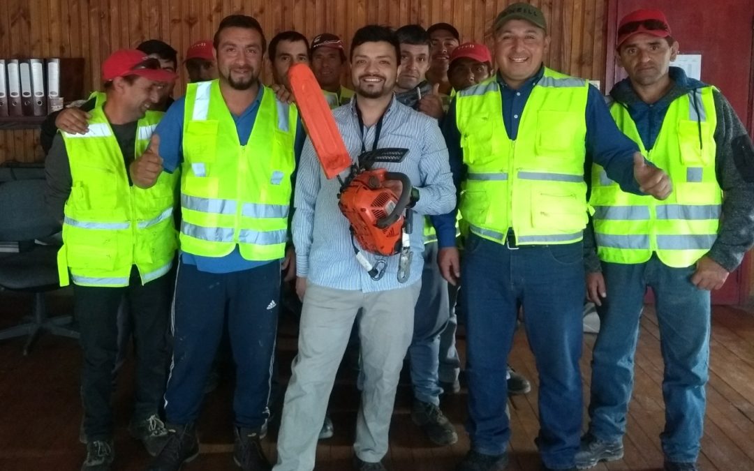 IST capacitó a motosierristas de la empresa Dagoberto Vera