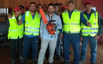 IST capacitó a motosierristas de la empresa Dagoberto Vera