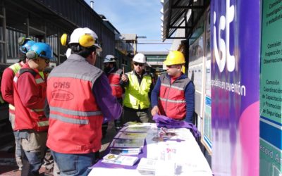 IST participa en campaña sobre el buen uso del celular en Planta Viñales de Arauco