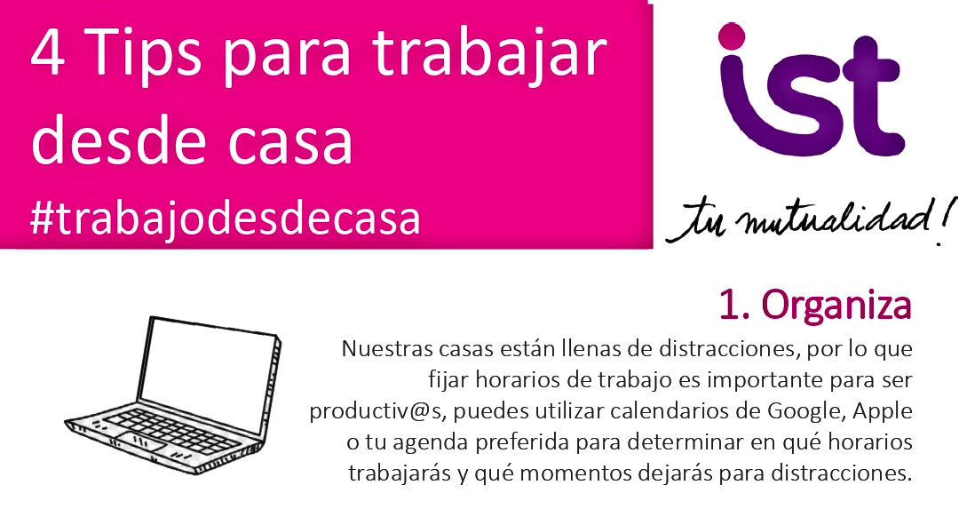 CoVID-19: Cuatro tips para trabajar desde casa