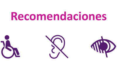 Recomendaciones para personas en situación de discapacidad ante el COVID-19