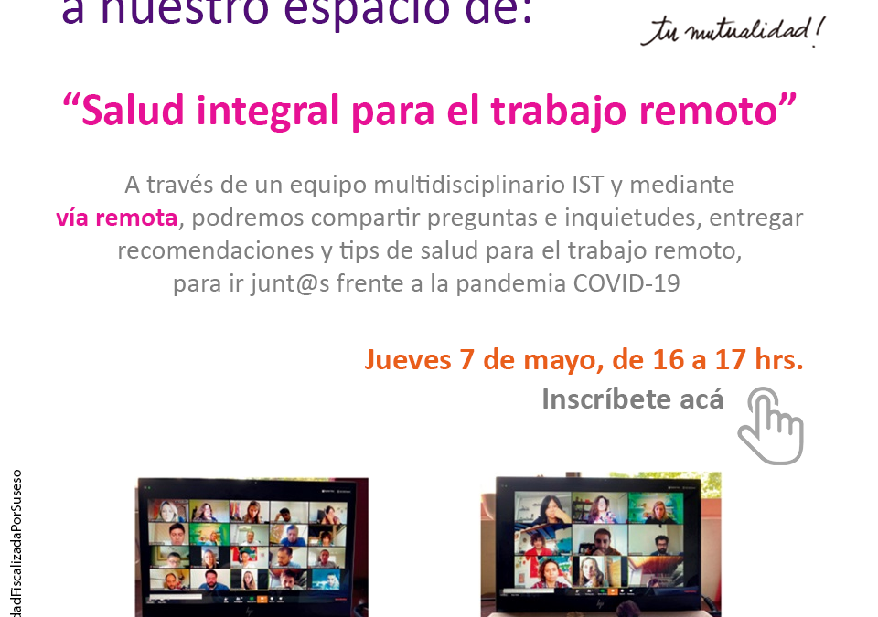 5to Streaming «Salud integral para el trabajo remoto «