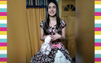 Valentina nos desafía a realizar pasos de cueca